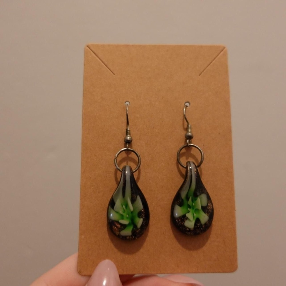 Glass Earrings